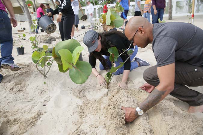 La Región Judicial de Carolina celebró su jornada de siembra de árboles bajo el Proyecto de Reforestación de la Rama Judicial de Puerto Rico en la playa Ocean Park.
