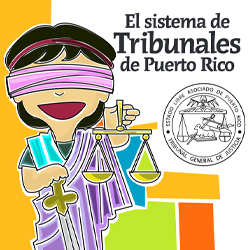 Imagen reducida del libro ilustrado sobre El Sistema de Tribunales de Puerto Rico